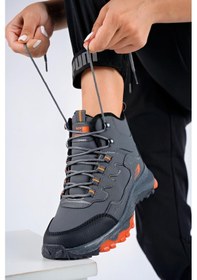 Resim Muggo Alaska Unisex Garantili Trekking Outdoor Bağcıklı Yandan Fermuarlı Kışlık Bot 001 