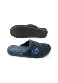 Resim Gezer 14627 Termal Kumaş Erkek Ev Terlik Lacivert 