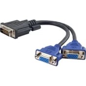 Resim Alfais 4966 Dvi-İ Vga Y Çoğaltıcı Çoklayıcı Switch Splitter Kablosu 