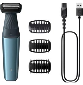 Resim Philips BG3027 05 Erkek Vücut Giyotin Mavi Gri 