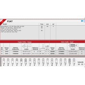 Resim Güneş Sibop Takımı 2470 2471 In 8 Ex 8 Brava Marea 1.8 16v KNO-GÜNEŞ-2470-2471 