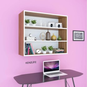 Resim Kenzlife mutfak dolabı ıtır 090.090.30 cvz 2 raflı kapaksız ofis banyo kiler evrak kitaplık 