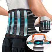 Resim 1 Adet Nefes Alabilir Yüksek Esneklikte Sıkıştırma Bel Destek Bandı - Ayarlanabilir Kayışlı Örme Kumaş & Ergonomik Tasarım ile Çekirdek Stabilitesi, Duruş Düzeltmesi, Antrenman ve Spor Salonu Eğitimi, Şekillendirici Kompresyon, Dayanıklı Yapı, Postür Bilincine Sahip Kullanıcılar İçin 