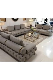 Resim PalmirAtic Oturma grubu lüks ürün çeli koltuk takımı aynı gün kargoda 