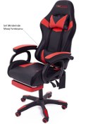 Resim ALC SPORTS VIBRO Oyuncu Koltuğu Masaj Özellikli Baldır Dayama Gaming Chair 