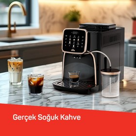 Resim Arzum Okka Pro M OK0028-05 Krom Tam Otomatik Espresso Makinesi - Krom 