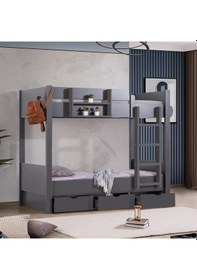 Resim Odacix Ranza Asya Ayrılabilir Çekmeceli Antrasit 