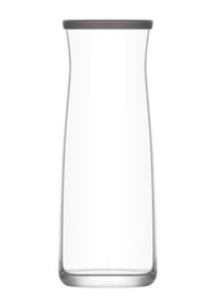 Resim LAV Vera Cam Karaf Tekli 1,2 L Gri Silikon Kapaklı (Sürahi ) 