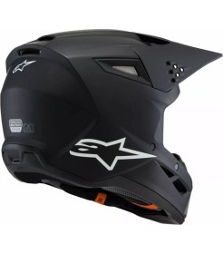 Resim Alpinestars Sm3 Youth Off-Road Çocuk Genç Motosiklet Kaskı Mat Siyah 