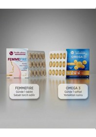 Resim Kadınlara Özel Destek Paketi Omega 3 30 Softjel + Femmefire 30 Tablet 