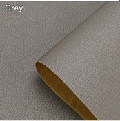 Resim Kendinden Deri İçin Onarım Yama Bant Ev Dıy Fix Kanepe Moto Araba Koltuğu Grey 100cm X 138cm 