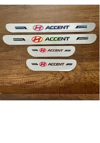Resim Hyundaı Accent Aynalı Kapı Eşiği 4 Lü Set 