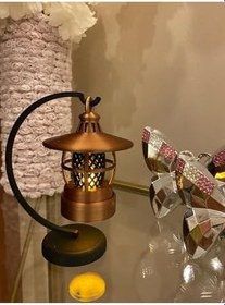 Resim 19 cm Fener Led Aydınlatmalı Dekoratif Mumluk Takma Aparatı ile Gönderilecektir LED MUM DAHİLDİR 