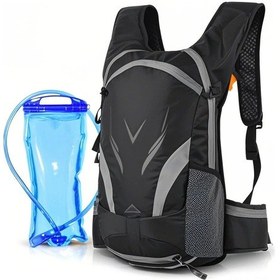 Resim Reedark Dağ Bisikleti Sırt Çantası - 16l Su Geçirmez, Reflektif, Bel Kayışlı Outdoor Ekipmanı Gri 