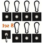 Resim Trendooze 8 Adet S Kancalı Caravan Branda Askısı 5-8mm Boru Ray İçin Çadır Bağları 