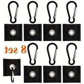 Resim Trendooze 8 Adet S Kancalı Caravan Branda Askısı 5-8mm Boru Ray İçin Çadır Bağları 