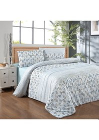 Resim Schafer Home Forever Flower Çift Kişilik Nevresim Takımı 4 Parça-asorti Kiremit 