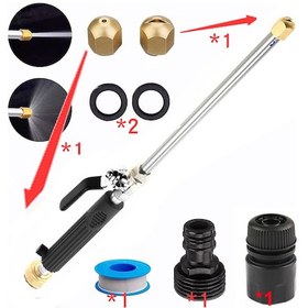 Resim Springsun Yüksek Basınçlı Hidro Jet Temizleyici - 2 Nozüllü Bahçe, Araç Ve Ev Temizliği İçin Pratik Çözüm 