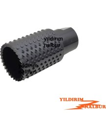Resim Yıldırım Nalbur Ağaç Törpüsü Silindir Tip Ahşap Törpü Kafa Avuç Taşlama Matkap M14 