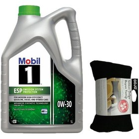 Resim Mobil 1 ESP 0W-30 Tam Sentetik Motor Yağı 5 L + Gojo Silikon Dolgulu Boyun Yastığı 
