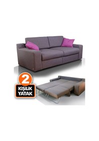 Resim Seray Seray'Dan Serora 2Li Çift Kişilik Yataklı Kanepe 
