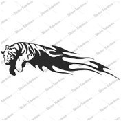 Resim Kaplan Sticker 00474 