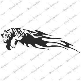 Resim Kaplan Sticker 00474 