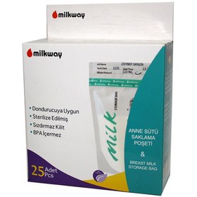Resim Milkway Süt Saklama Poşeti 25'Li 