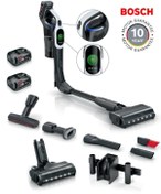 Resim Bosch Unlimited 10 Dijital Turbospinmotor Çift Bataryalı Son Seri BCS104 Şarjlı Dikey Süpürge 