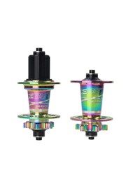 Resim Wake Rainbow Yüksek Sesli Ön Arka Göbek Seti 32 Delik Oilslick QR 12157 