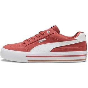 Resim Puma Court Classic Vulc Fs Unisex Spor Ayakkabı Kırmızı 