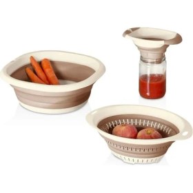 Resim Vip Ahmet Kumsal Katlanır Mutfak Seti 3 Parça Pratik Kullanım İçin Tasarlandı 