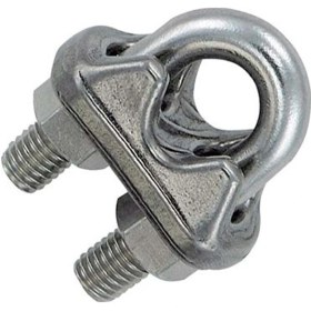 Resim Çelik Halat Klemensi 14 Mm Paslanmaz Çelik Civatalı 5 Adet 