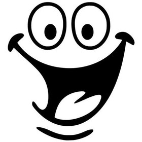 Resim Gülenyüz Sticker 10 X 13 Cm 