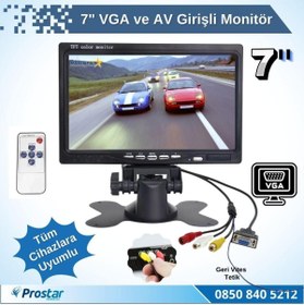 Resim Navistar 7" Vga Ve Av Girişli Araç Monitörü 