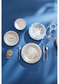 Resim Emsan Adeline 24 Parça 6 Kişilik Yemek Takımı Yuvarlak 