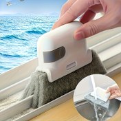 Resim 1 adet Çok Fonksiyonlu El Tipi Temizlik Fırçası Pencereler, Kapılar, Mutfak ve Banyo için - Kullanımı Kolay Oluk ve Boşluk Aracı, Tekrar Kullanılabilir Ev Temizlik Aracı Plastik Sap ile, Güç Gerektirmez, Mutfak Temizlik Aracı | Ergonomik Tasarım | Dayanıklı Plastik Fırça 