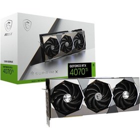 Resim MSI NVIDIA GeForce RTX 4070 Ti SUPRIM X 12G 12GB GDDR6X 192 Bit Ekran Kartı 