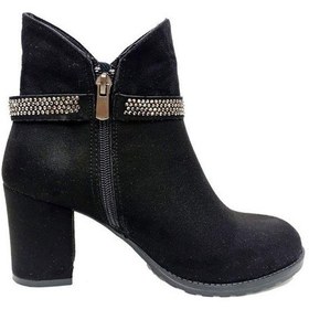 Resim Bianca 153 Süet Trend Fashion Kadın Bot Siyah 