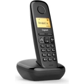 Resim siyah telsiz dect telefon a270 