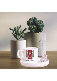 Resim Kişiye Özel Türk Silahlı Kuvvetleri Tsk Tasarım Kahve Fincanı Beyaz 