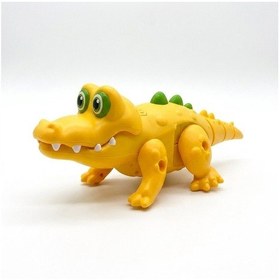 Resim Dans Eden Robot Timsah Eğlence Hareket Ve Kahkaha Bir Arada Dansçı Crocodile - Sarı 
