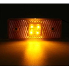 Resim Kamyon Tır Dorse Otobüs Led Marker Yan Lamba 10 Adet Sarı 24 Volt 