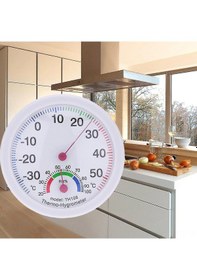 Resim Skycity Ev Okul Ofis İçin Zamanlı Sıcaklık Nem Ölçer, Zırhlı Kalite, -30 C/+50 C Aralığı, 20%-100% Nem Ölçümü, Çanak Şekli, Asma Delikli 7.5cm 