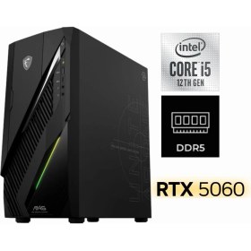 Resim MSI Msı Mag Infinite E1 12TA-081XTR-248 I5-12400F 16GB 4tb Rtx 5060 8gb W11PRO Masaüstü Oyun Bilgisayarı 