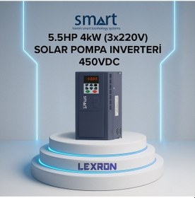 Resim Smart 5.5hp 4kw 3x220v Solar Pompa Inverteri 