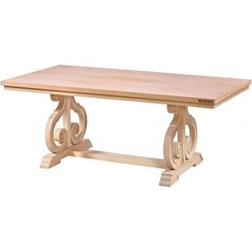 Resim Masifart Laurent 200 Lük Nota Dikdörtgen Masa Cilasız Ham Ham 