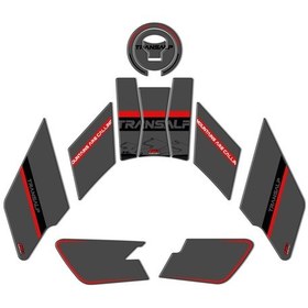 Resim Gp Kompozit Tank Pad Gri Honda Xl 750 L Transalp 2023-2024 