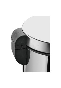 Resim Rulopak Pedallı Paslanmaz Çöp Kovası 16 Litre 