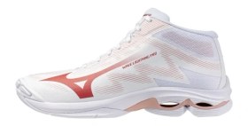 Resim Wave Lightning Pro MID Kadın Voleybol Ayakkabısı Beyaz / Kırmızı 